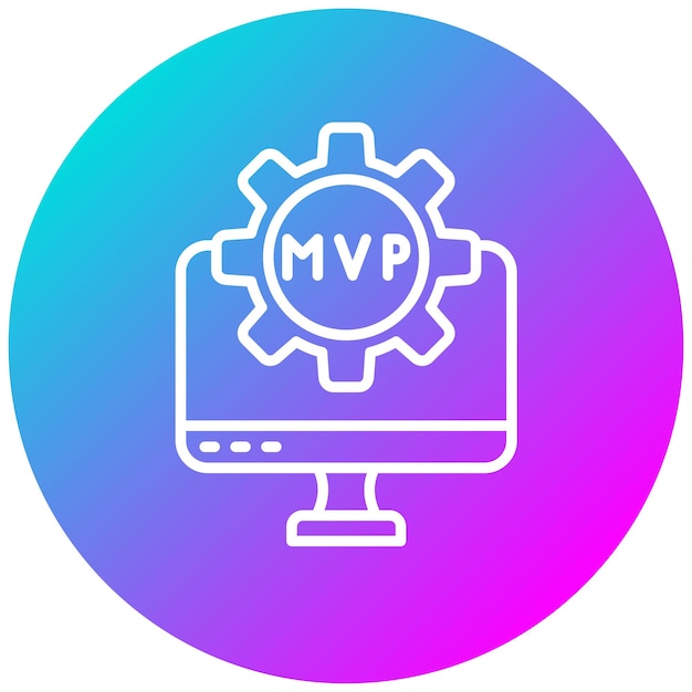 Vector mvp vector illustration style