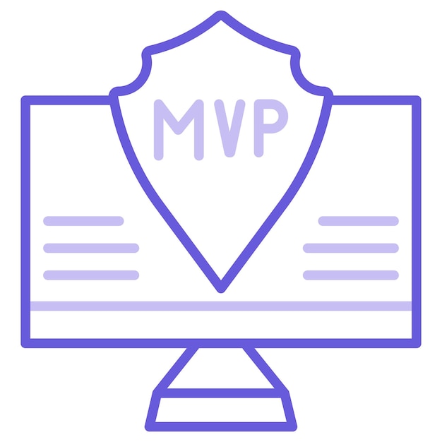 Vector mvp vector illustration