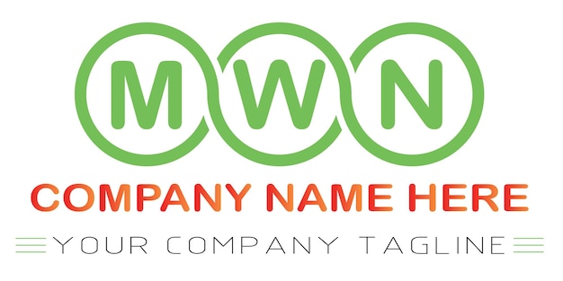 MWN Letter Logo Design