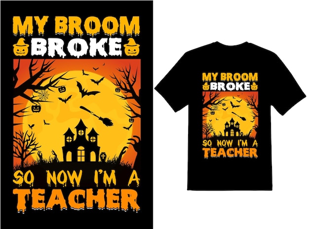 My broom broke so now i m a teacher