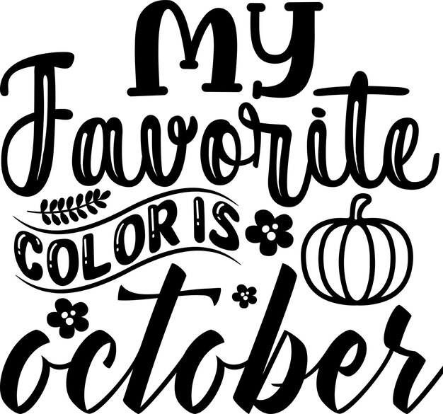 My Favorite Color is October Autumn Fashion Designs