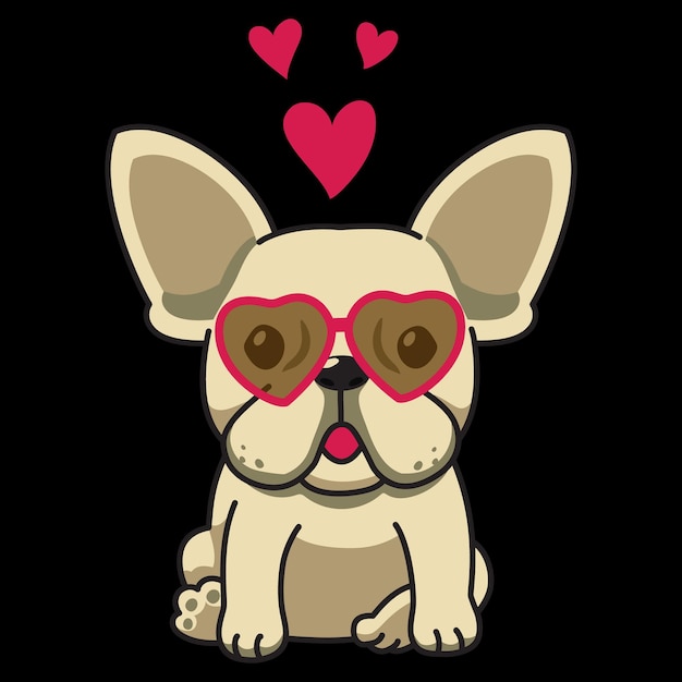 Футболка My French Bulldog Is My Valentine, футболка French Bulldog Valentine
