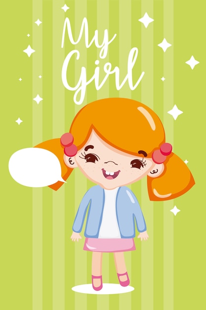 My girl cartoon