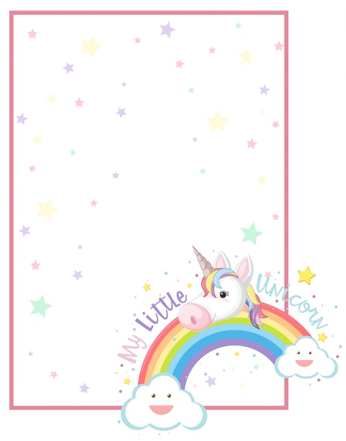 Vector my little unicorn scene