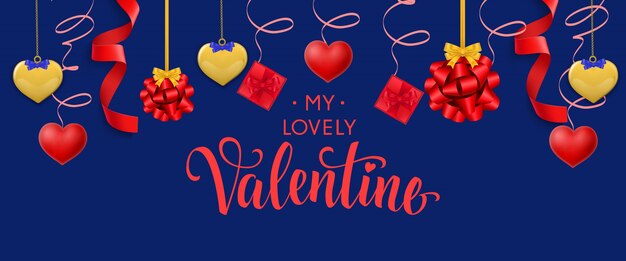 My lovely valentine creative lettering