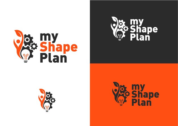 My shape plan logo design