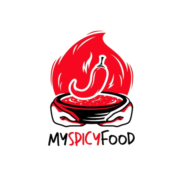 My Spicy Food Logo Template