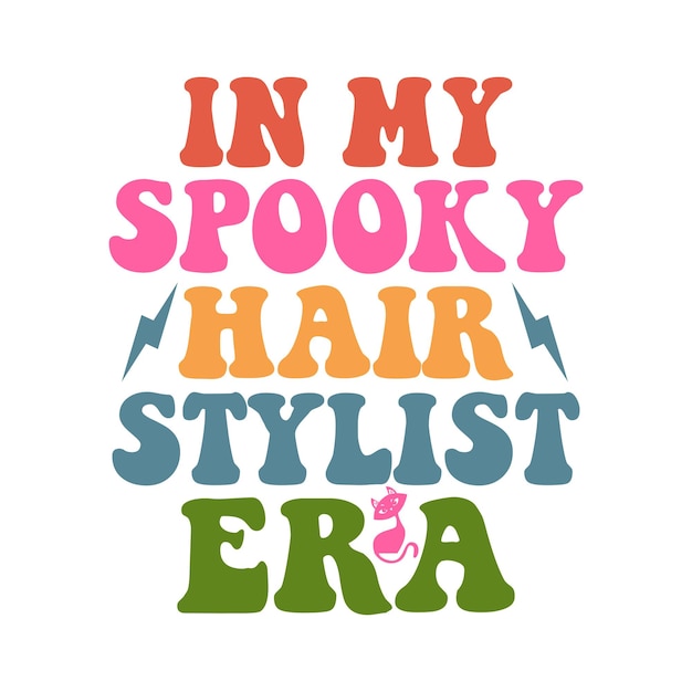 In my spooky hair stylist era