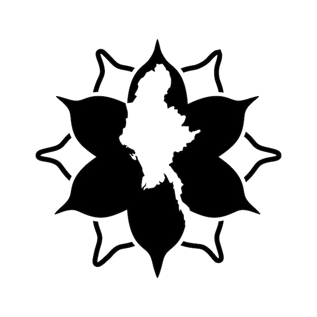 Myanmar flower logo