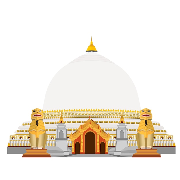 Vector myanmar illustration