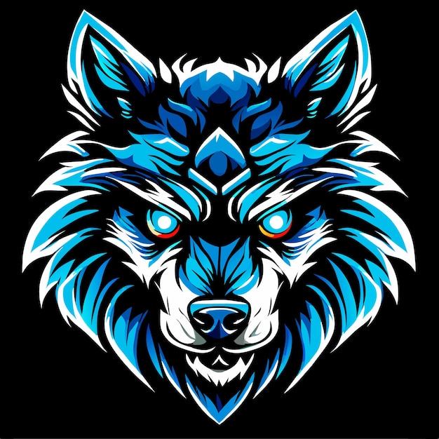 Mysterious Lone Wolf Graphic in High Quality