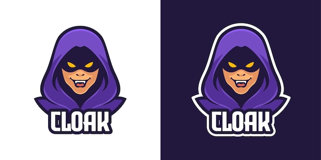 Mysterious Man Mascot Character Logo Template