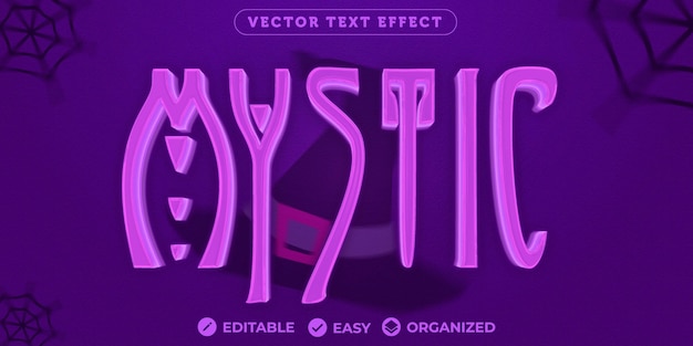 Mystic Text EffectFully Editable Font Text Effect