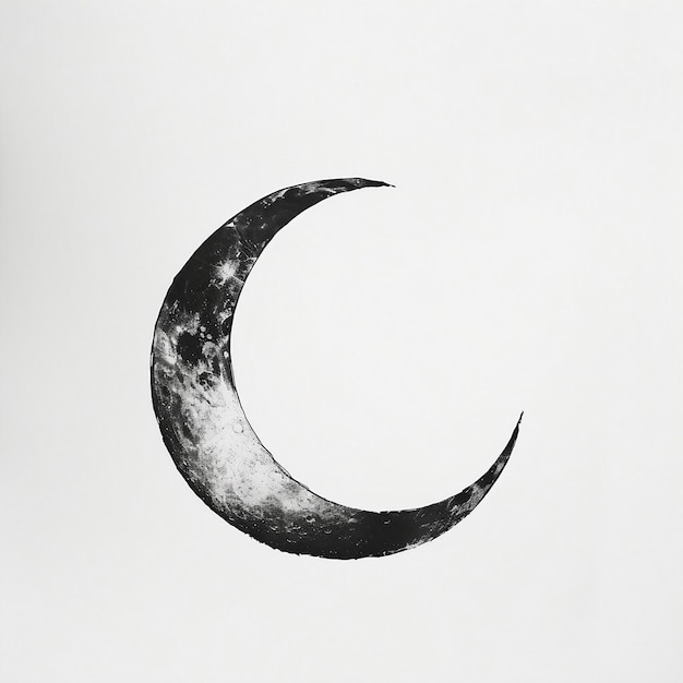 Vector mystical crescent minimalistic moon tattoos