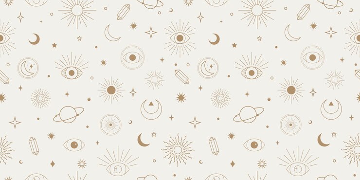 Vector mystical esoteric background astrology wallpaper
