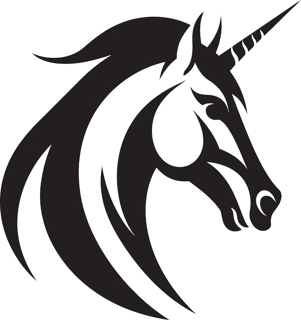 Mysticalsymmetry vectorized unicorn emblem mythicalcraft crafting unicorn icon designs