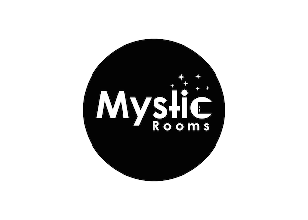 mystieke kamer logo ontwerp symbool