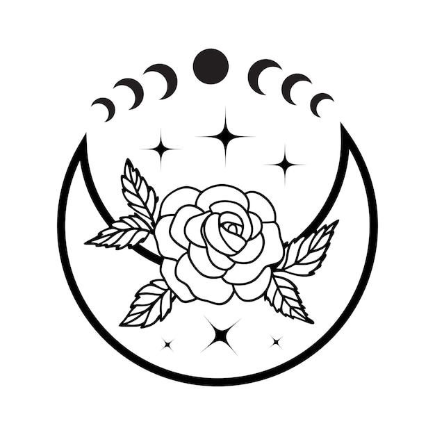 Mystieke roos- en maanfasen