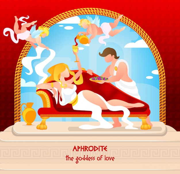 Mythology is written aphrodite the goddess of love