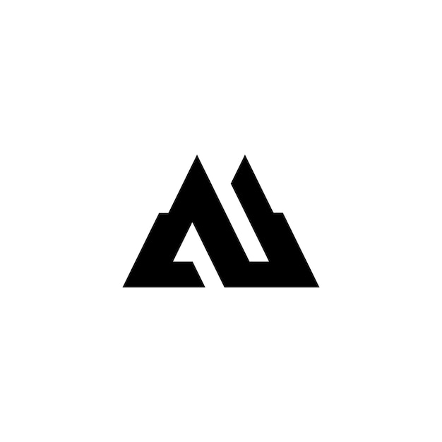 Vector mz mountain logo design