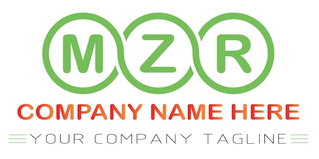 MZR Letter Logo Design