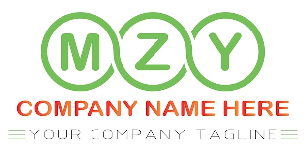 MZY Letter Logo Design