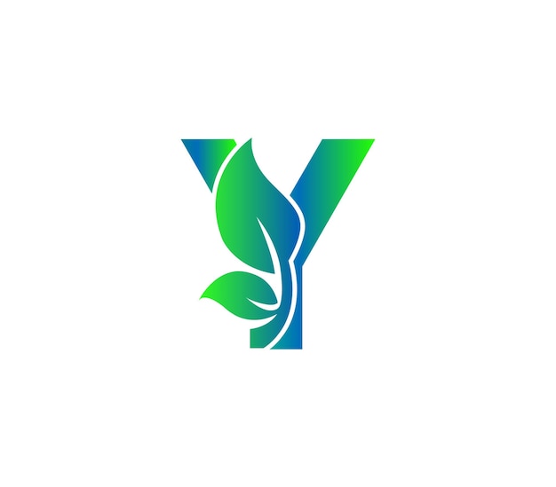 Vector n alphabet nature logo design concept