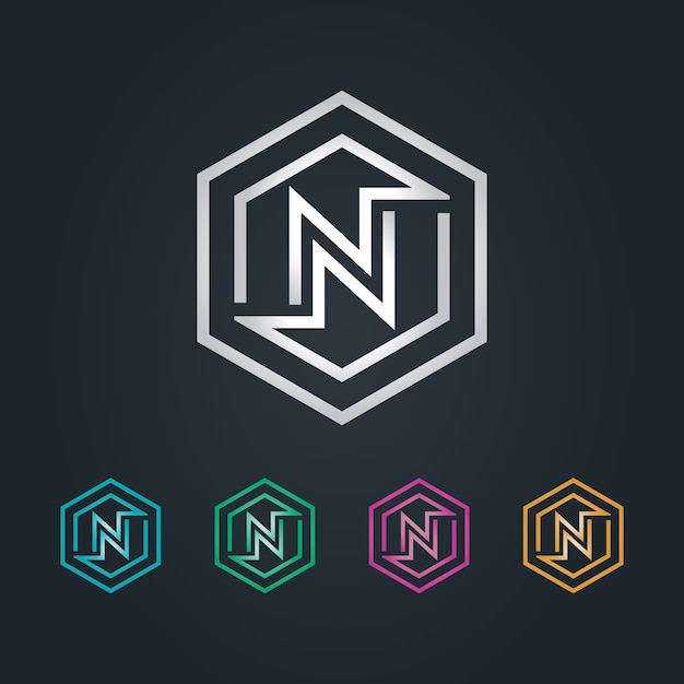 N hexagon-logo