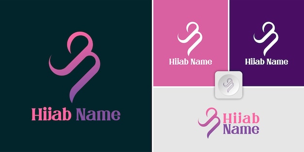 Vector n hijab logo