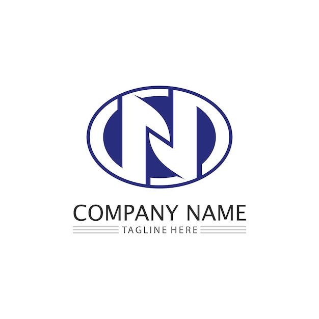 N Letter Logo Template