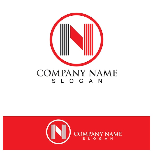 N Letter Logo Template