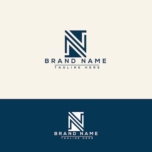N logo Ontwerp Sjabloon Vector Grafisch Branding Element.