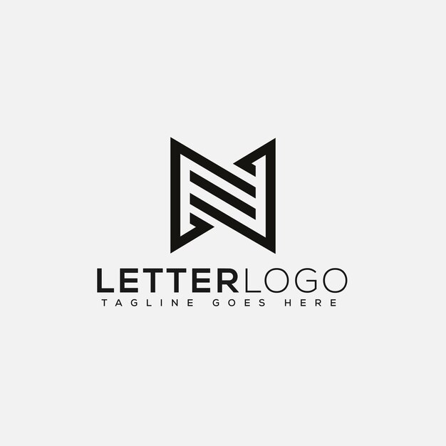 N logo Ontwerp Sjabloon Vector Grafisch Branding Element