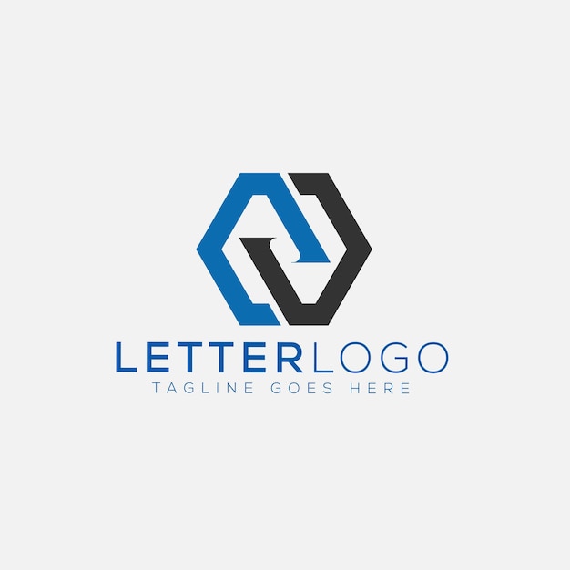 Vector n logo ontwerp sjabloon vector grafisch branding element