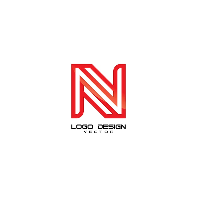 N Symbol Logo Template Vector