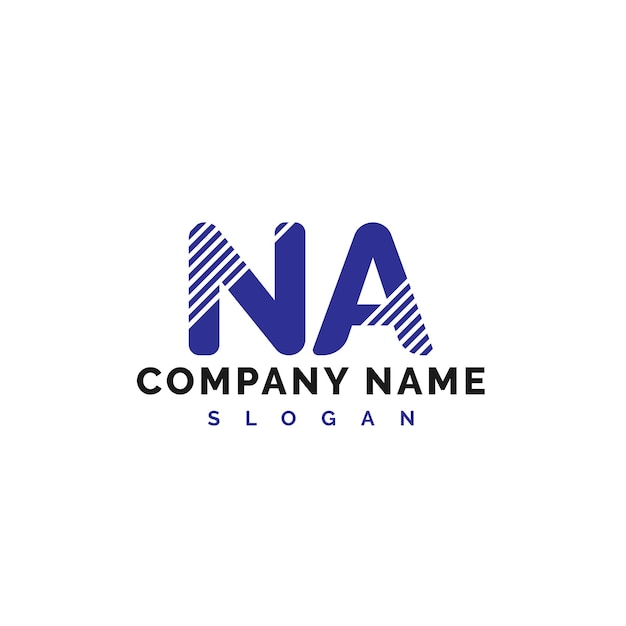 Na letter logo design na letter logo vettore illustrazione vettore