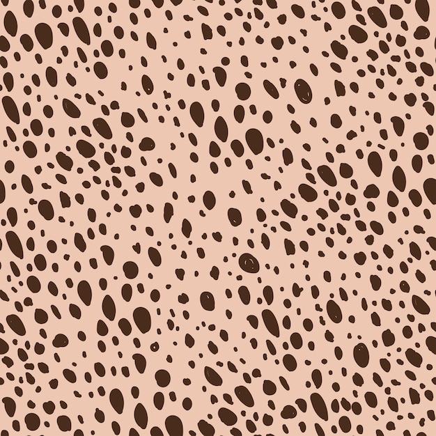 Naadloos abstract luipaardpatroon voor babytextiel