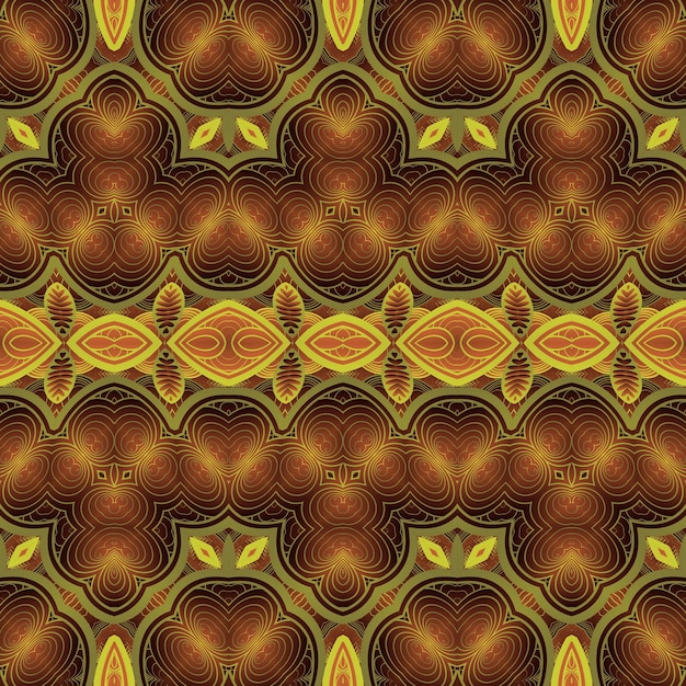 Naadloos abstract patroon symmetrische geometrische achtergrond
