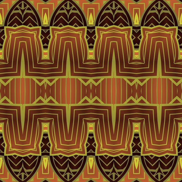 Naadloos abstract patroon symmetrische geometrische achtergrond