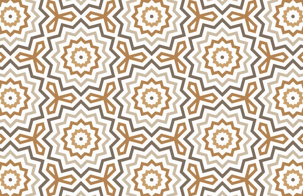 Naadloos Arabisch geometrisch tegelpatroon