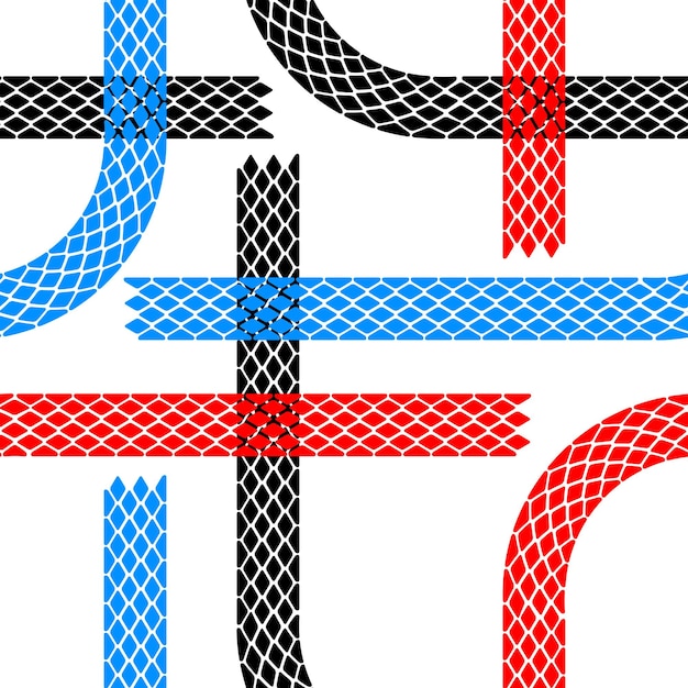 Naadloos behang band volgt patroon illustratie vector achtergrond