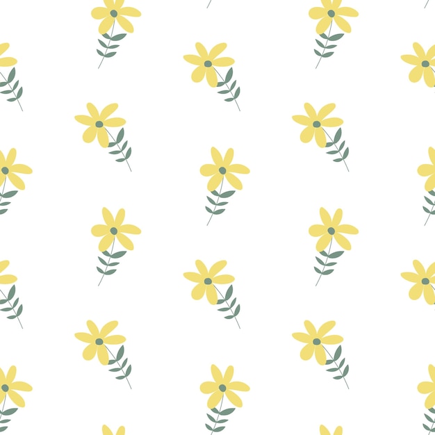 Naadloos bloemenpatroon voor modern behangpapier voor huisdecoratie en inpakprojecten