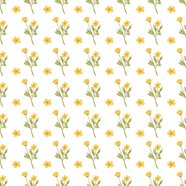 Naadloos daisy bloemenpatroon Elegant en vrolijk