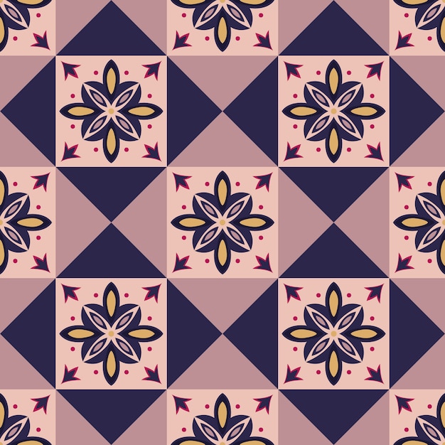 Vector naadloos geometrisch arabesque oosters patroon.