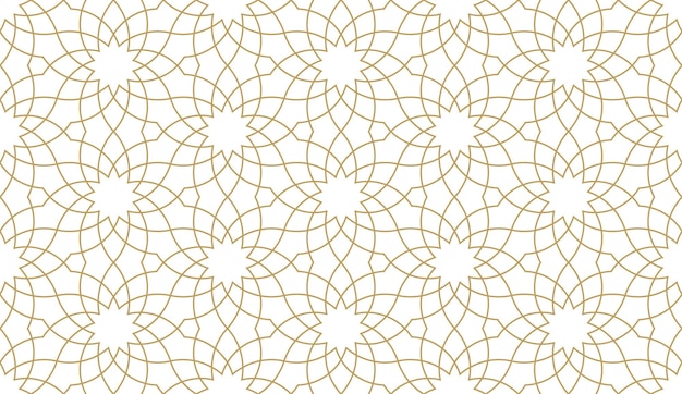 Naadloos geometrisch patroon in authentieke Arabische stijl