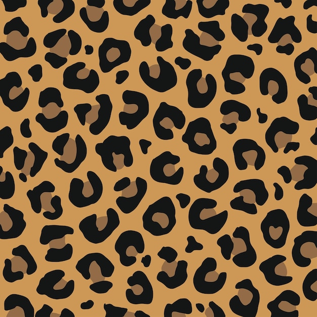 Naadloos leopardbontpatroon