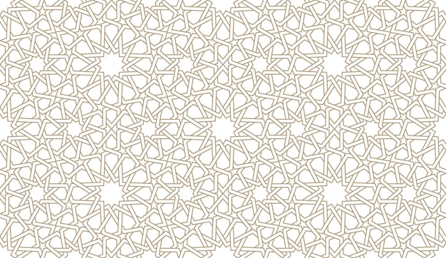 Naadloos papieren patroon in authentieke Arabische stijl vectorillustratie