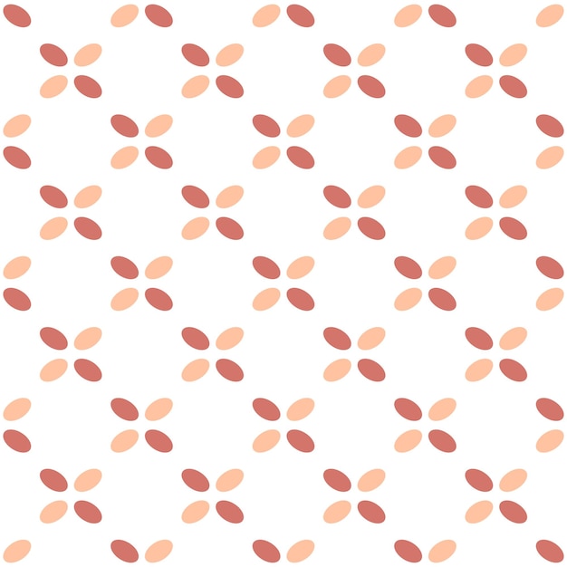 Naadloos pastelpatroon van bruinbeige bloemen voor websites wallpapers stoffen kledingverpakking