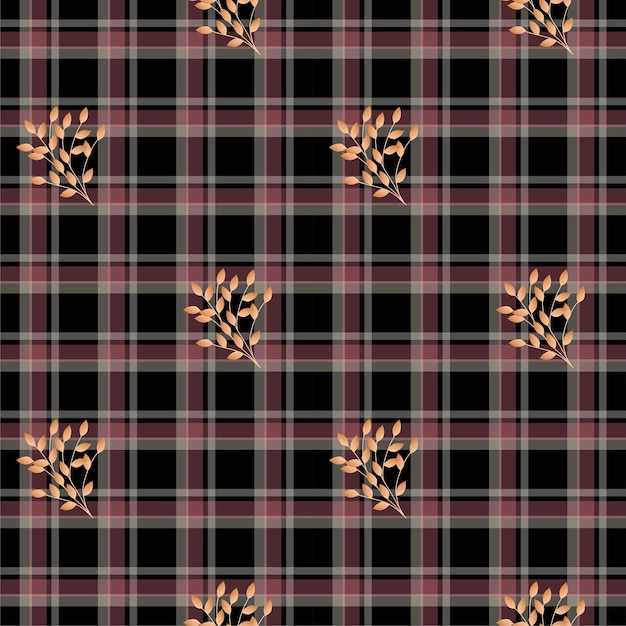 Vector naadloos patroon met bloemmotieven die kunnen worden afgedrukt voor doeken tafelkleden deken overhemden jurken