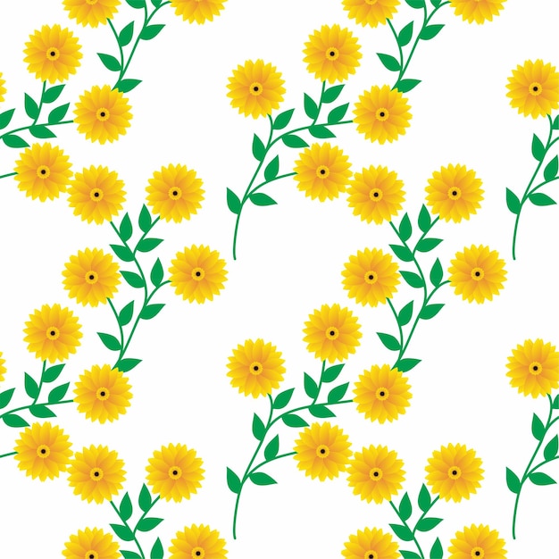 Naadloos patroon met bloemmotieven die kunnen worden afgedrukt voor doeken tafelkleden deken overhemden jurken